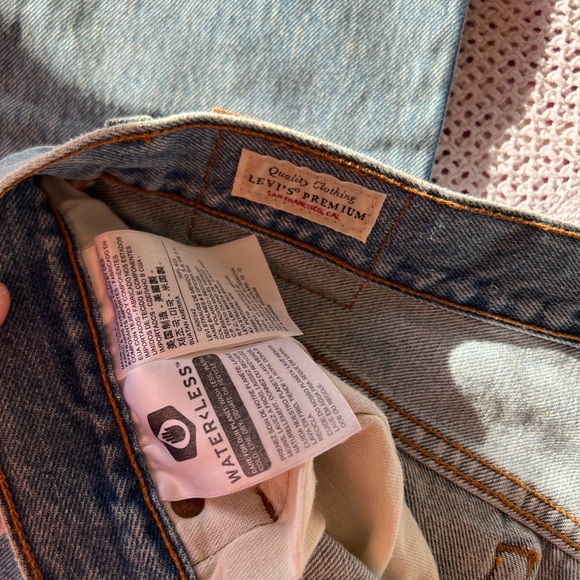 NWT Levi's 501 ripped skinny jeans size 30x28 - Picture 9 of 9